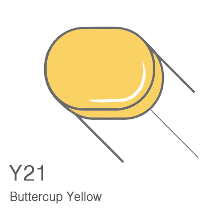 Маркер с кистью Copic Sketch Y21 Buttercup Yellow / Желтый Лютик поштучно за 899 руб. купить в Россия.