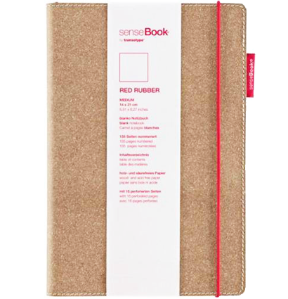 Блокнот SenseBook Red Rubber L на резинке с кожаной обложкой клетка А4 80 гм за 2 897 руб. купить в Россия.
