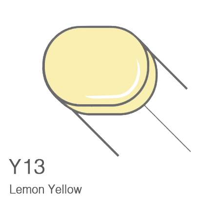 Маркер с кистью Copic Sketch Y13 Lemon Yellow / Лимонный Желтый поштучно за 106,39 kr купить в Россия.