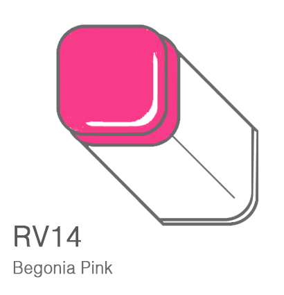 Маркер Copic RV14 Begonia Pink / Розовая Бегония поштучно за 1 027 руб. купить в Россия.
